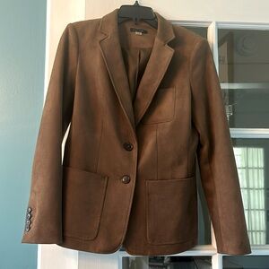Tommy Hilfiger Faux suede chocolate brown jacket